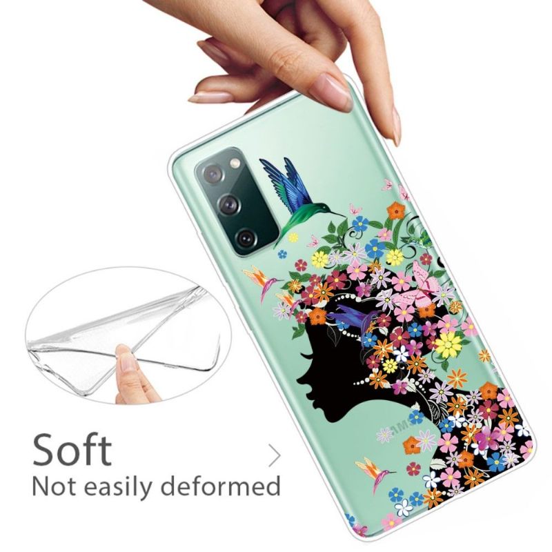 Hoesje voor Samsung Galaxy S20 FE Kolibrie Bloemen