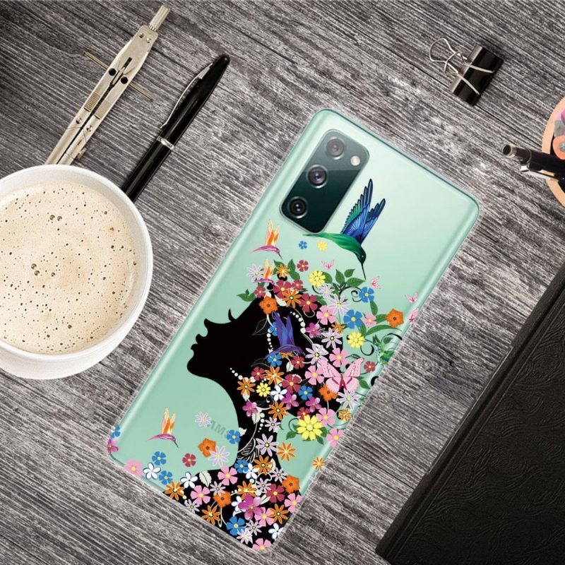 Hoesje voor Samsung Galaxy S20 FE Kolibrie Bloemen