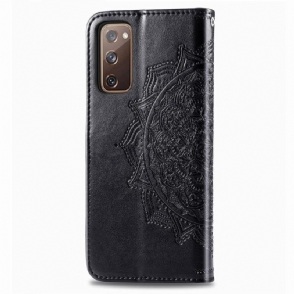 Leren Hoesje voor Samsung Galaxy S20 FE Bescherming Mandala-kaarthouder