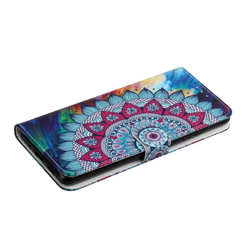 Leren Hoesje voor Samsung Galaxy S20 FE Bloemenmandala