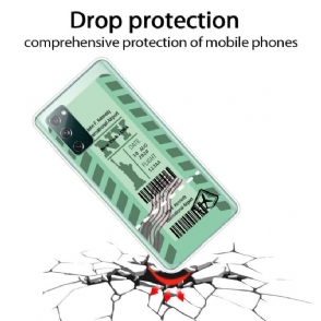 Telefoonhoesje voor Samsung Galaxy S20 FE Bescherming Instapkaart 01 New York
