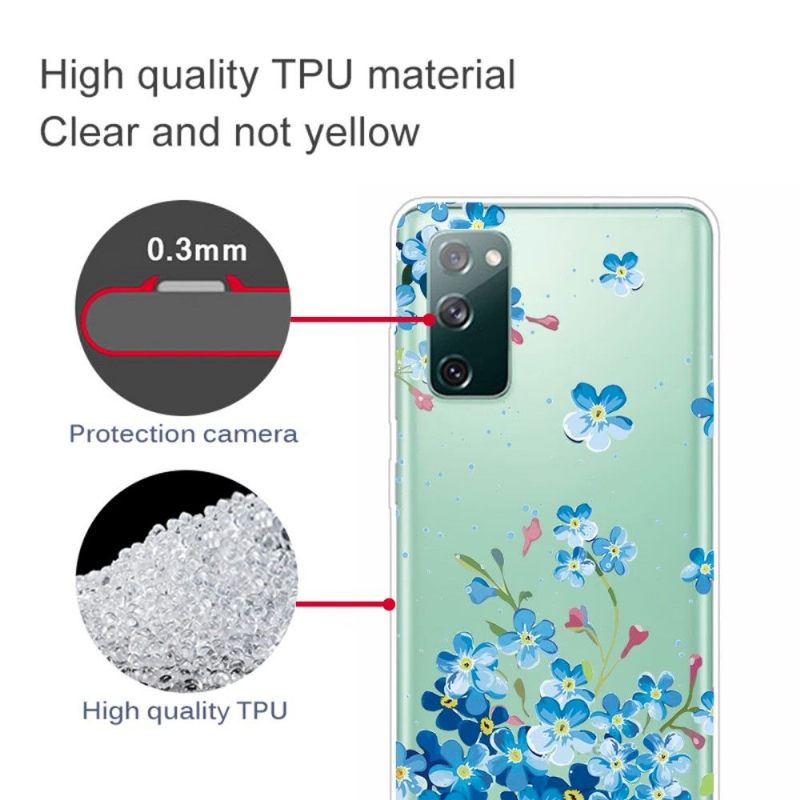 Telefoonhoesje voor Samsung Galaxy S20 FE Bescherming Limoniumbloem