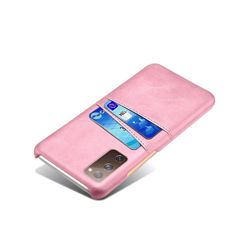 Telefoonhoesje voor Samsung Galaxy S20 FE Melody Leder Effect Kaarthouder