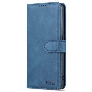 Flip Case voor Oppo Reno 8 Pro Azns Vintage Leereffect