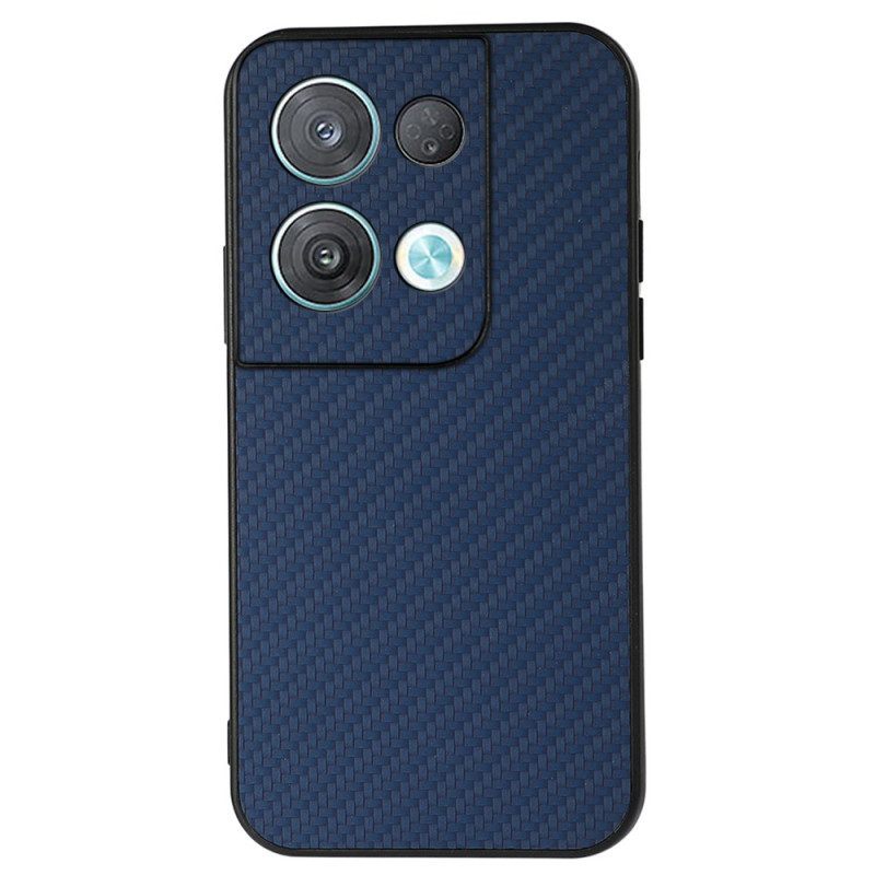 Hoesje voor Oppo Reno 8 Pro Koolstofvezel