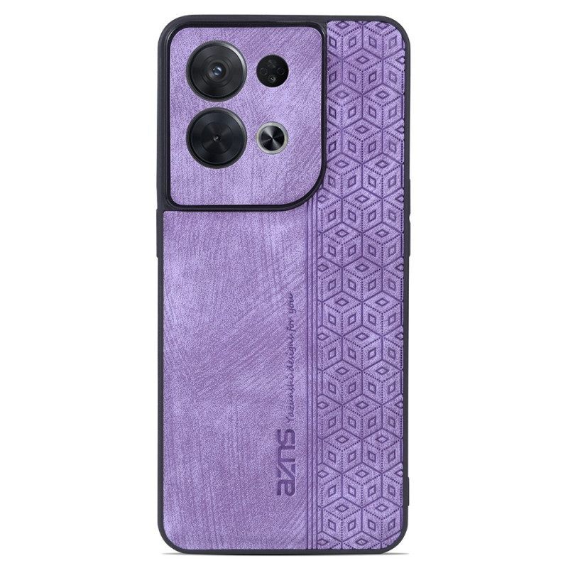 Telefoonhoesje voor Oppo Reno 8 Pro Azns Ledereffect