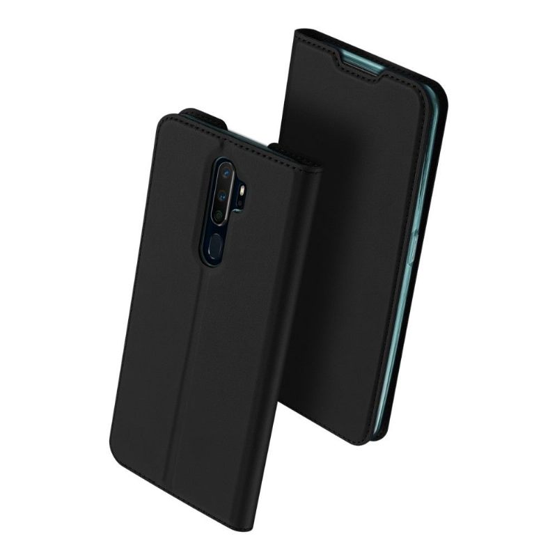 Folio-hoesje voor Oppo A9 2020 Anti-fall Satijnen Coating