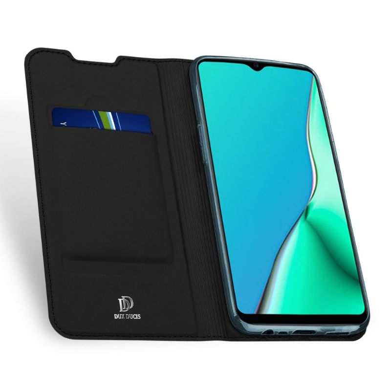 Folio-hoesje voor Oppo A9 2020 Anti-fall Satijnen Coating