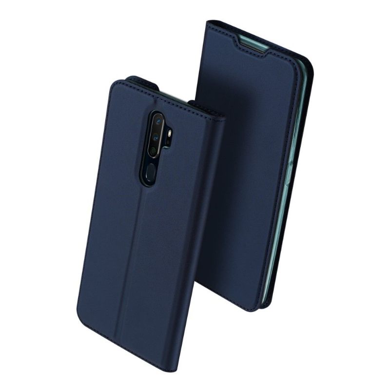 Folio-hoesje voor Oppo A9 2020 Anti-fall Satijnen Coating