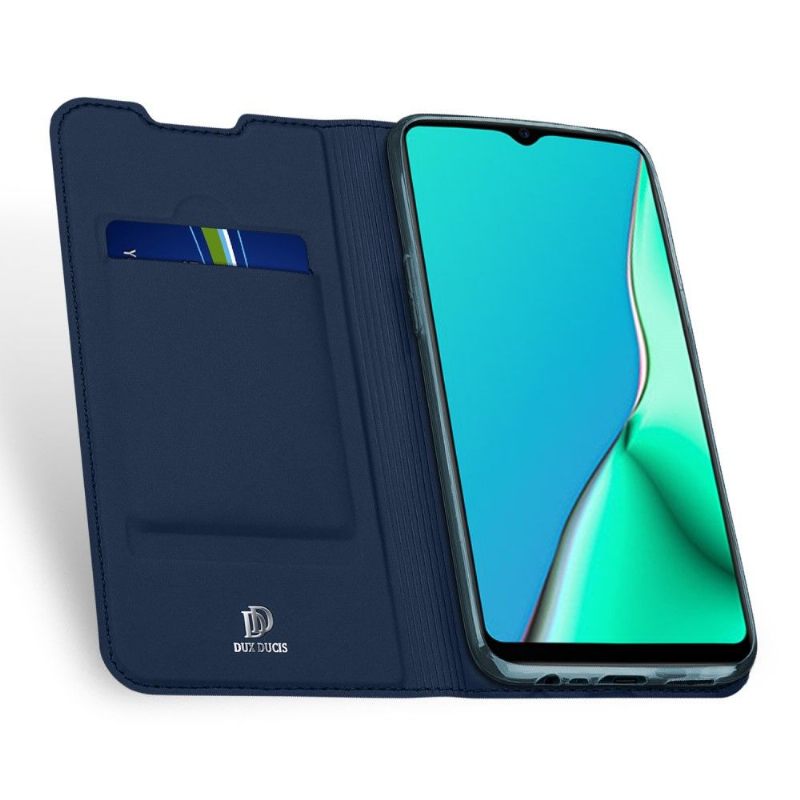 Folio-hoesje voor Oppo A9 2020 Anti-fall Satijnen Coating