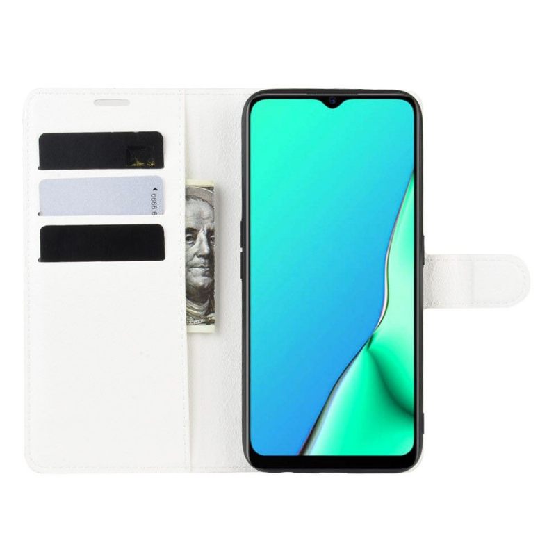 Folio-hoesje voor Oppo A9 2020 Portemonnee Leerstijl