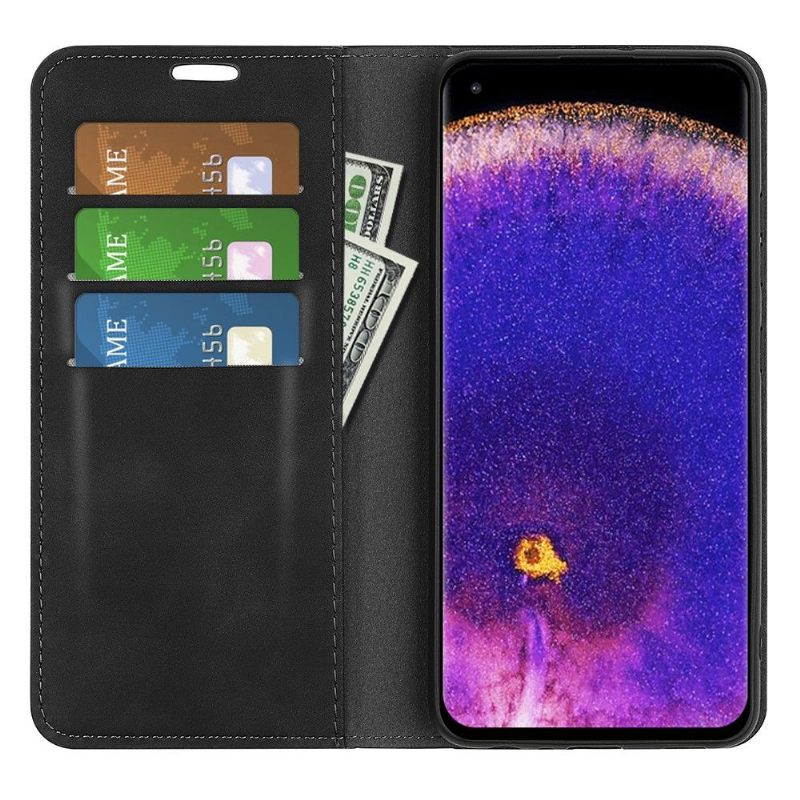 Case voor Oppo Find X5 Pro Kunstleer Stand Functie