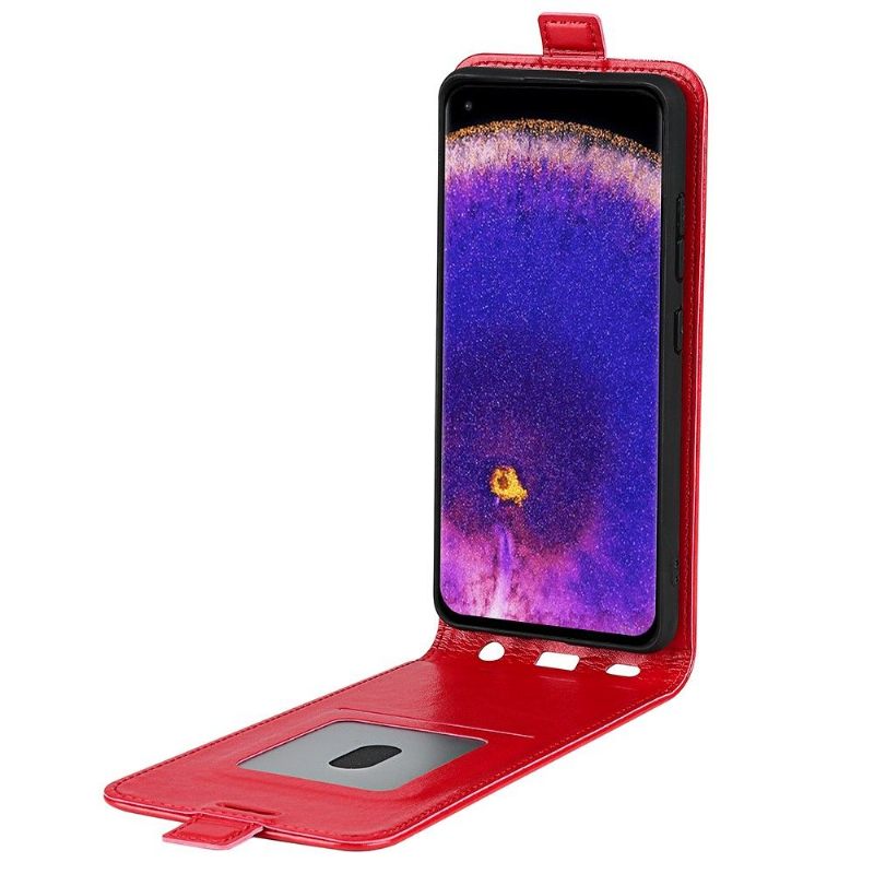 Flip Case voor Oppo Find X5 Pro Folio-hoesje Kunstleer Verticaal