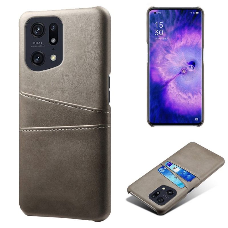 Hoesje voor Oppo Find X5 Pro Anti-fall Kaarthouder Melodie