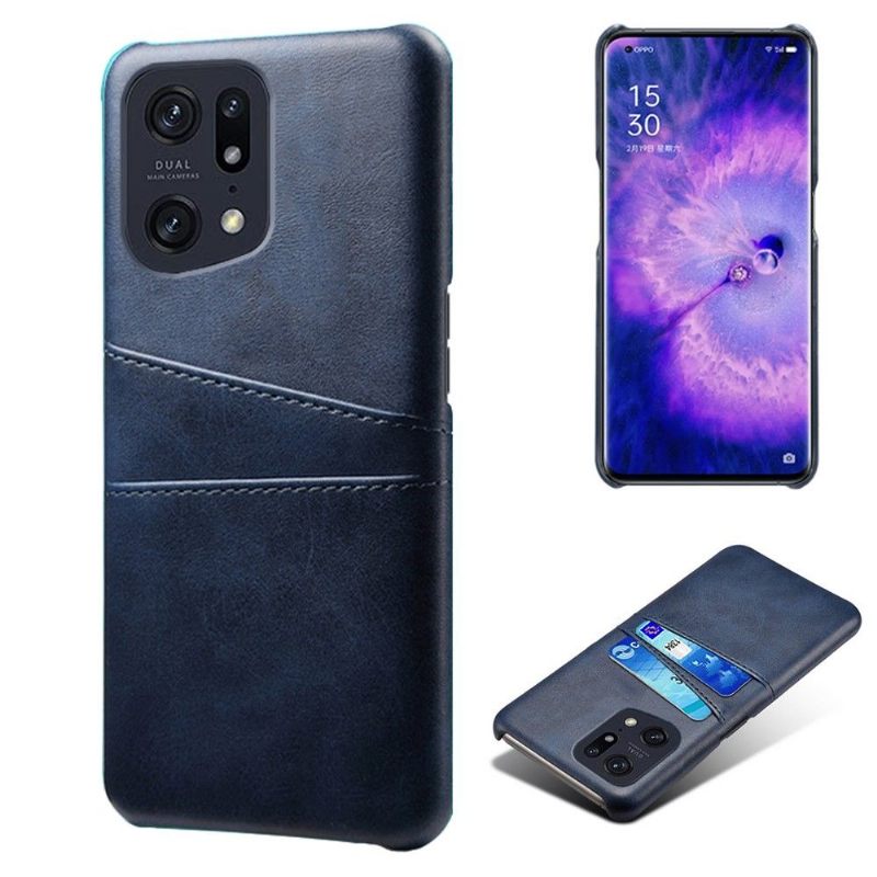 Hoesje voor Oppo Find X5 Pro Anti-fall Kaarthouder Melodie