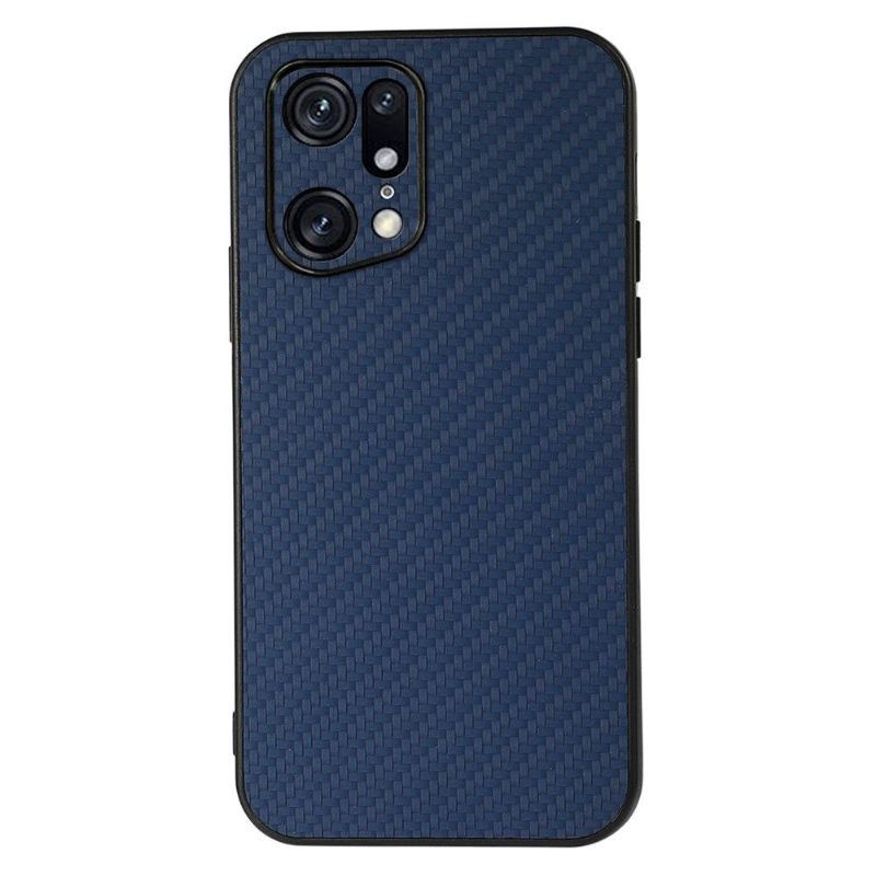 Hoesje voor Oppo Find X5 Pro Koolstofvezelstijl