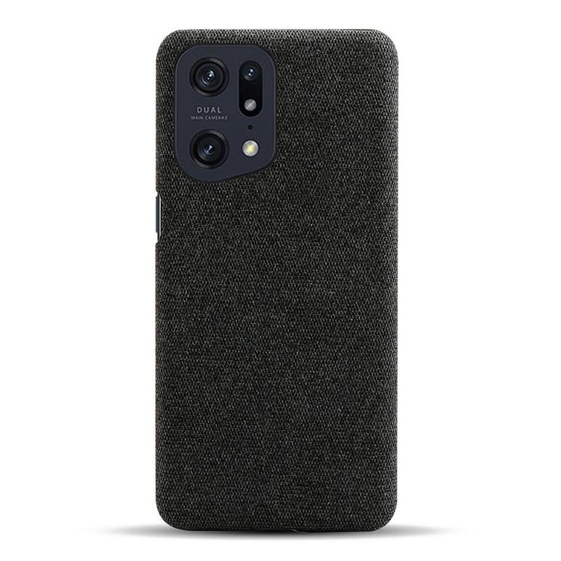 Hoesje voor Oppo Find X5 Pro Stoffen Bekleding