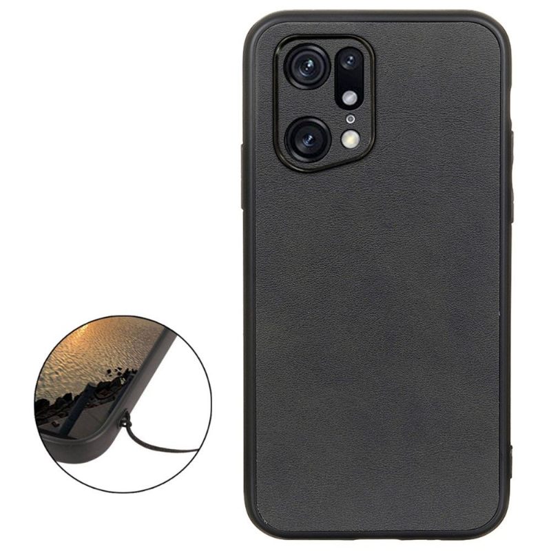 Hoesje voor Oppo Find X5 Pro Vintage Kunstleer Jazz