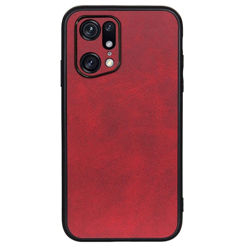 Hoesje voor Oppo Find X5 Pro Vintage Kunstleer Jazz