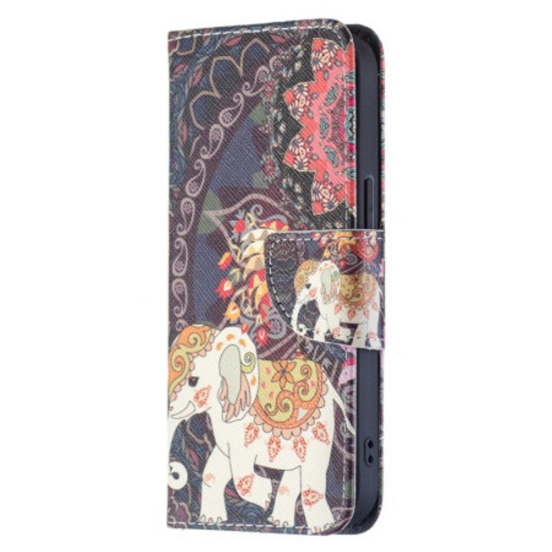 Folio-hoesje voor iPhone 15 Stamolifant