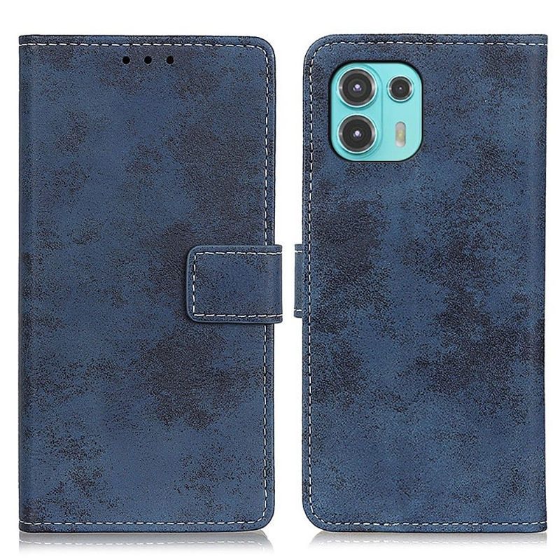 Folio-hoesje voor Motorola Edge 20 Lite Cyrius Kunstleer Vintage