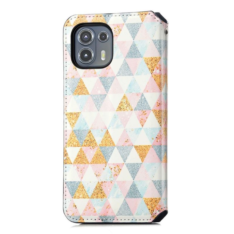 Folio-hoesje voor Motorola Edge 20 Lite Scandinavische Stijl