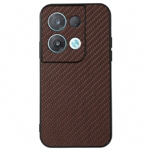 Hoesje voor Oppo Reno 8 Koolstofvezel