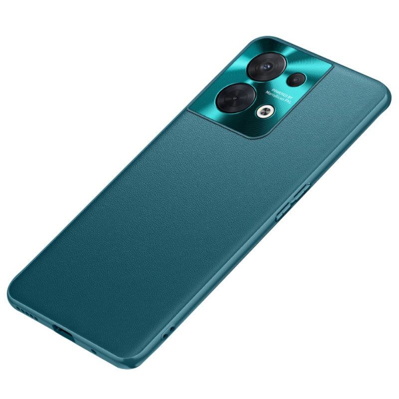 Hoesje voor Oppo Reno 8 Premium Kunstleer