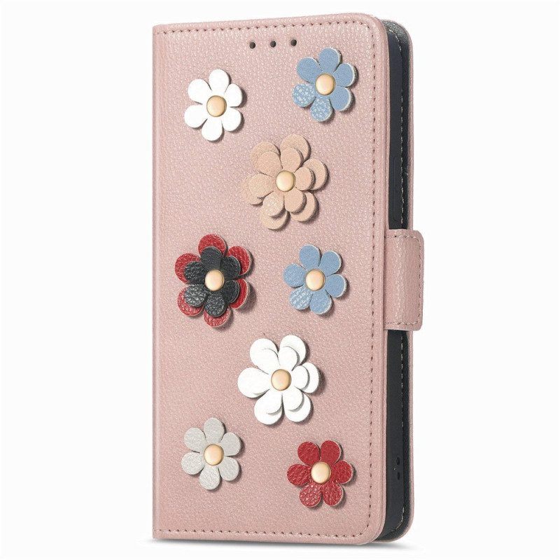 Folio-hoesje voor Xiaomi 12 Lite 3d Bloemen