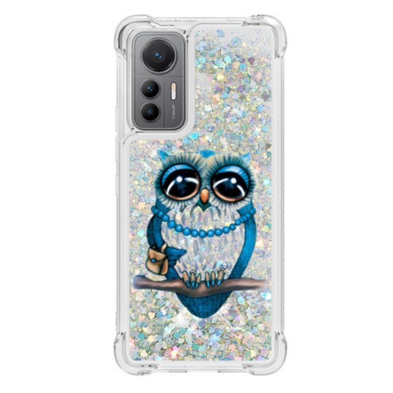 Hoesje voor Xiaomi 12 Lite Pailletten Miss Uil