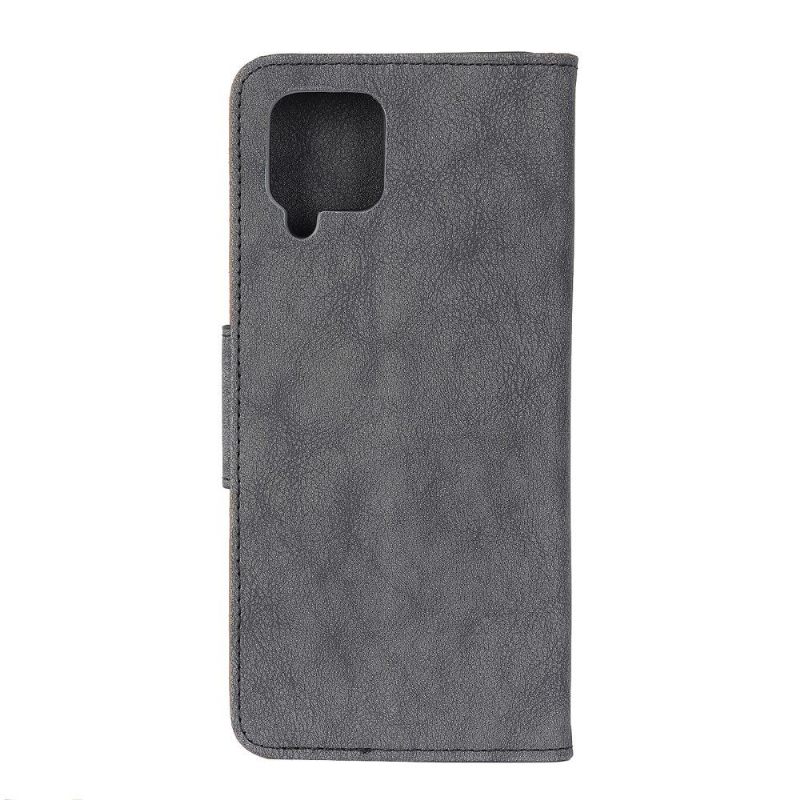 Case voor Samsung Galaxy A12 Edouard Kunstleer Vintage