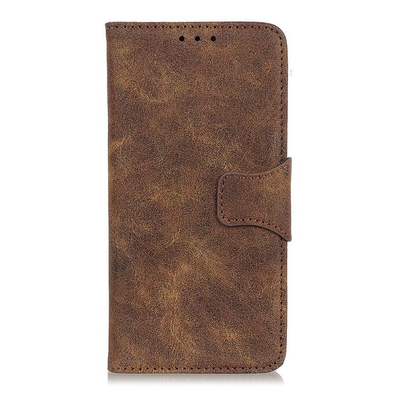 Case voor Samsung Galaxy A12 Edouard Kunstleer Vintage