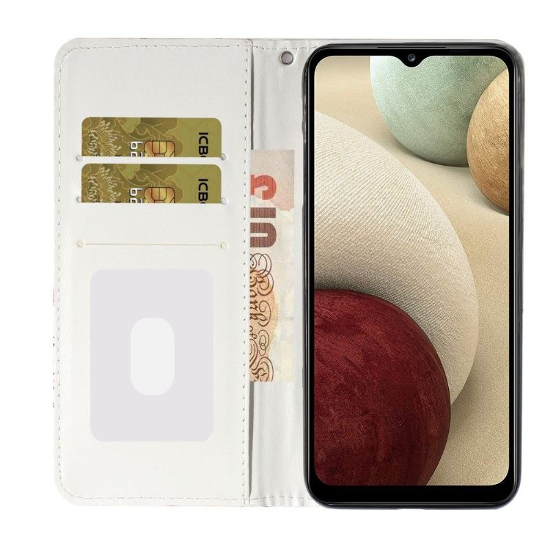 Folio-hoesje voor Samsung Galaxy A12 Bloemenmandala