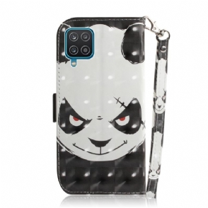 Folio-hoesje voor Samsung Galaxy A12 Boze Panda