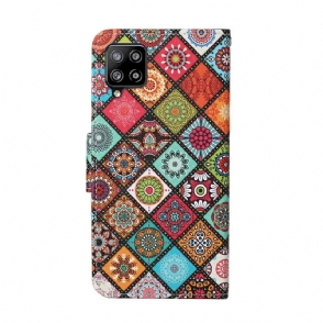 Folio-hoesje voor Samsung Galaxy A12 Caleidoscoop Mandala