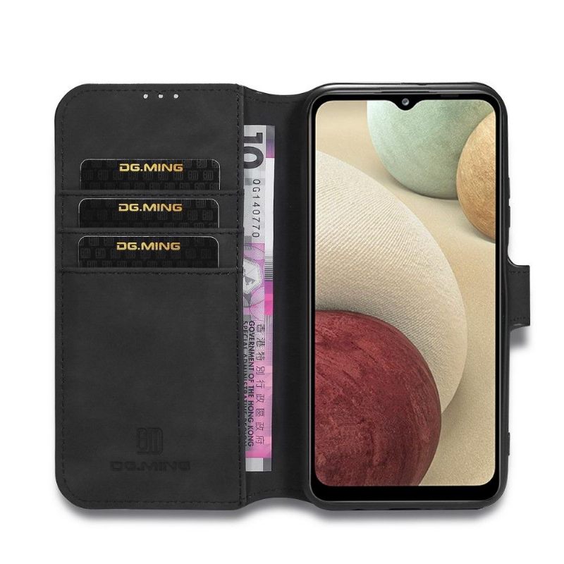 Folio-hoesje voor Samsung Galaxy A12 Dg Ming Retro Stijl