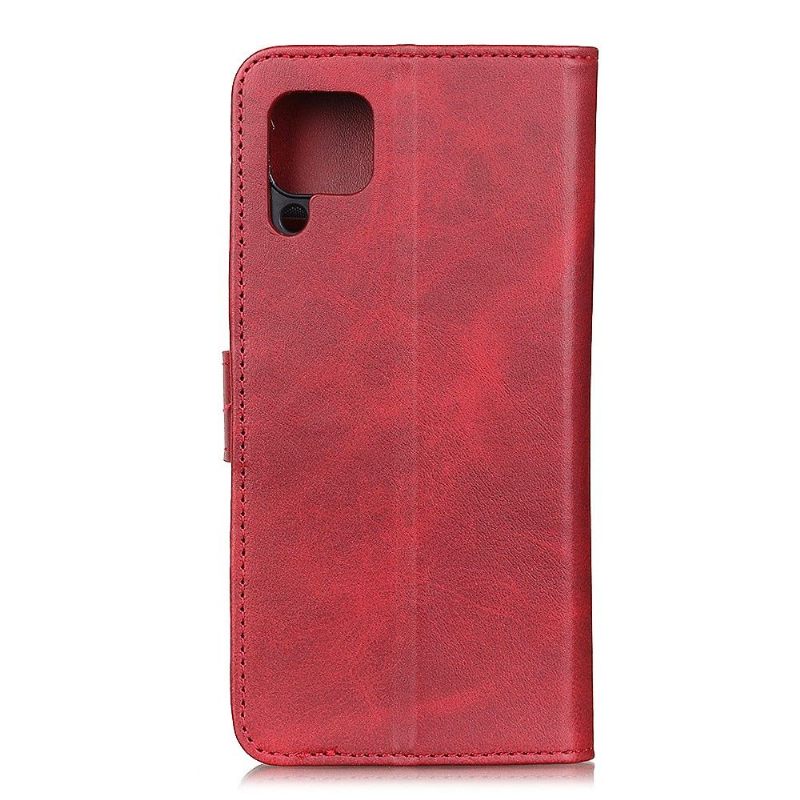 Folio-hoesje voor Samsung Galaxy A12 Marius Mat Leereffect