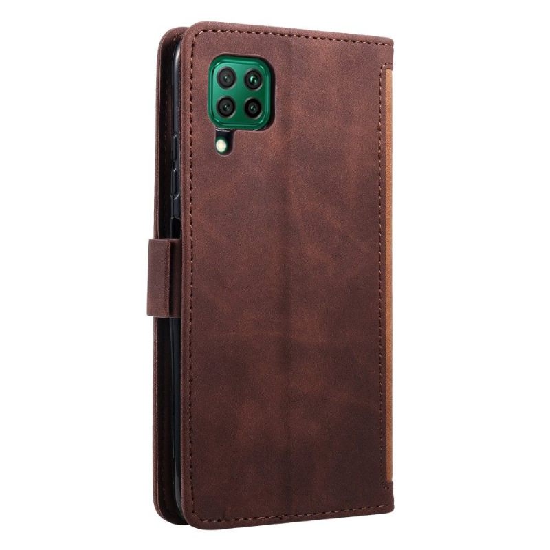 Folio-hoesje voor Samsung Galaxy A12 Portemonnee Leren Vintage Zak Portemonnee