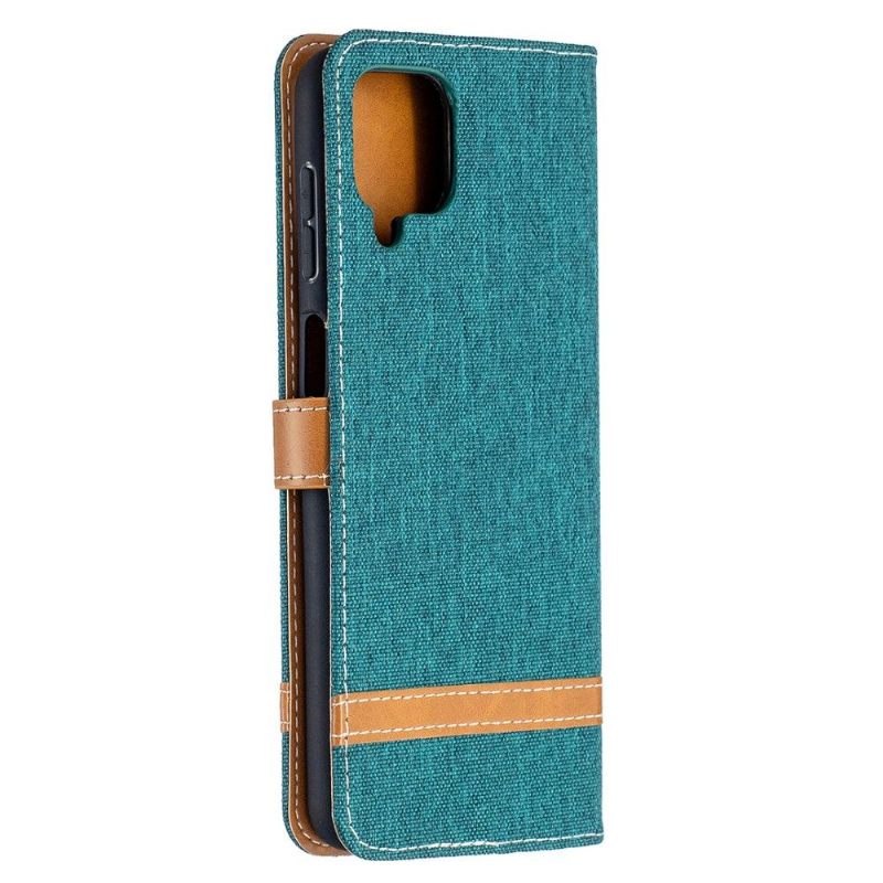 Folio-hoesje voor Samsung Galaxy A12 Stoffen Bekleding