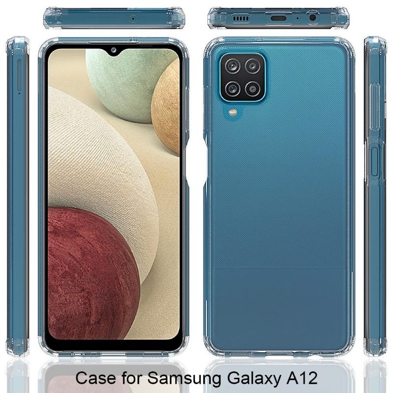 Hoesje voor Samsung Galaxy A12 Bescherming Hoesje Transparant