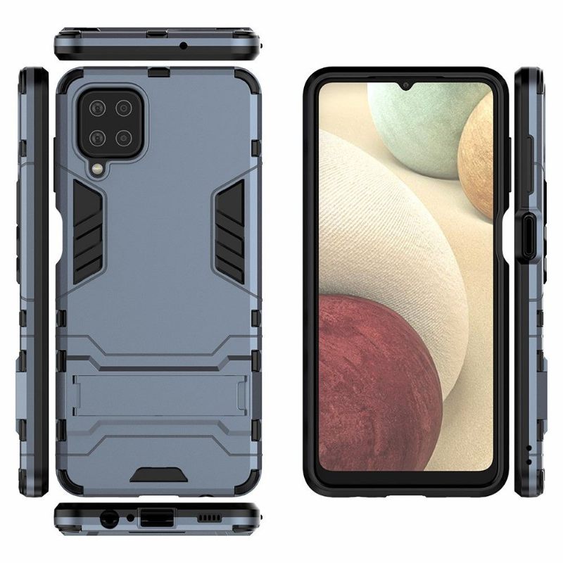 Hoesje voor Samsung Galaxy A12 Cool Guard Met Geïntegreerde Beugel