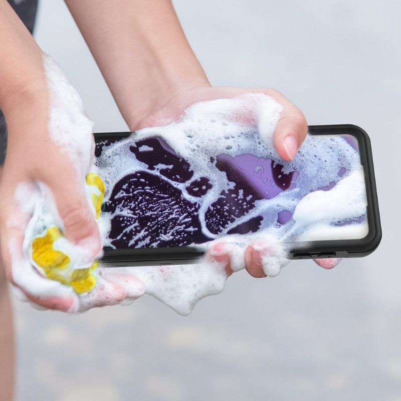 Hoesje voor Samsung Galaxy A12 Waterdicht En Bestendig Full Body