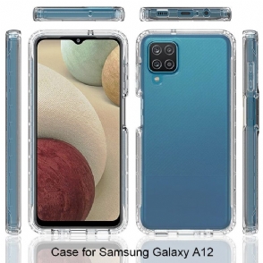 Telefoonhoesje voor Samsung Galaxy A12 Bescherming Doorzichtige Bumperbumper