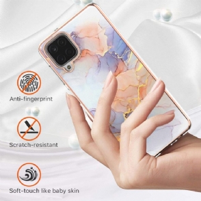 Telefoonhoesje voor Samsung Galaxy A12 Bescherming Gekleurd Marmer