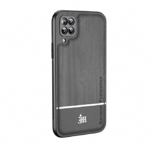 Telefoonhoesje voor Samsung Galaxy A12 Chique Stijl Hout