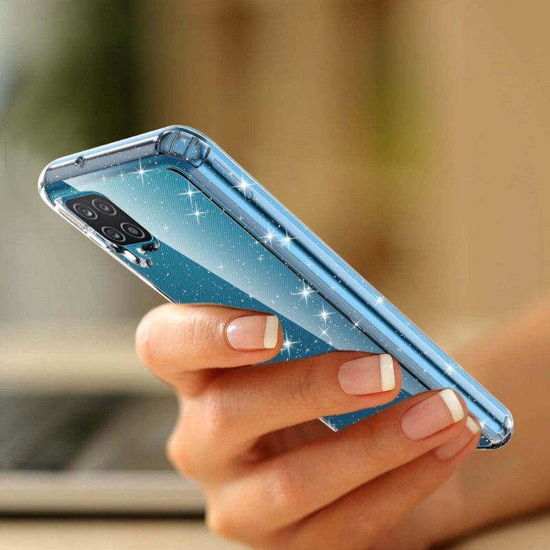 Telefoonhoesje voor Samsung Galaxy A12 Glamoureuze Pailletten