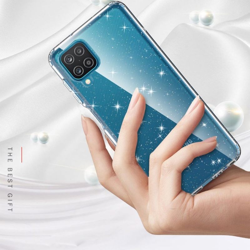 Telefoonhoesje voor Samsung Galaxy A12 Glamoureuze Pailletten