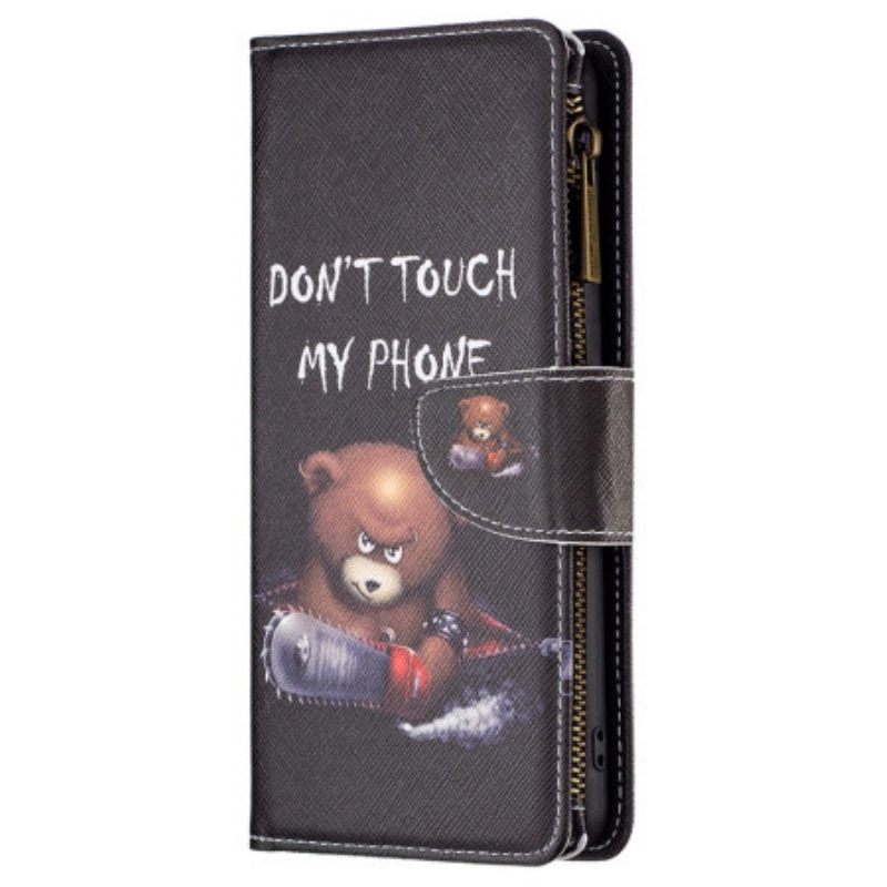 Leren Hoesje voor Google Pixel 7 Portemonnee Leren Dangerous Bear-portemonnee