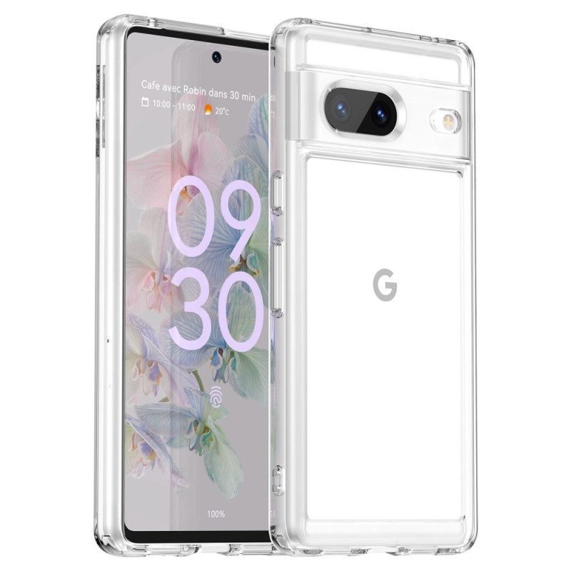 Telefoonhoesje voor Google Pixel 7 Transparante Candy-serie