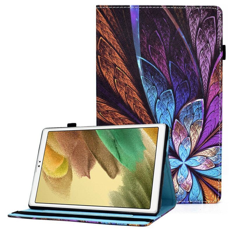 Cover voor Samsung Galaxy Tab A7 Lite Abstracte Bloem